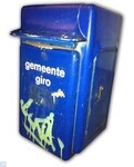 'Kleine Verblifa' brievenbus omgebouwd tot tijdelijke girobus
<br/>
http://www.collectiontrade.nl/, Datum onbekend